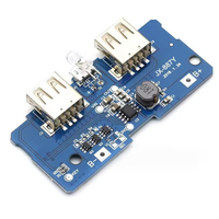 Module de suralimentation de batterie 18650, 3.7V à 5V 2A, carte mère/circuit imprimé pour batterie externe DIY/alimentation mobile