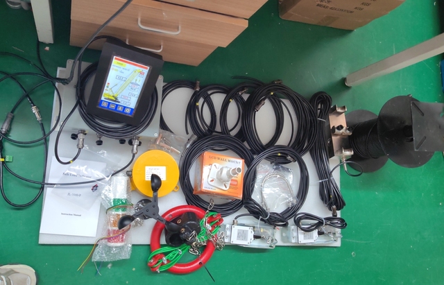 Low Cost Load Moment Indicator System for Crawler Crane with Anemometer Which Use Rope Clamp Load Sensor