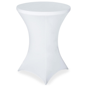 Wholesale Customized Colors Knitted Fitted Cocktail <b>Table</b> <b>Cover</b> Spandex Stretch OEKO-TEX Certified <b>Waterproof</b> Oilproof - Product Image 1