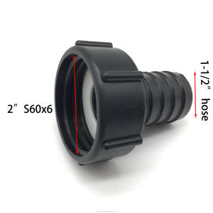 Contenedor IBC Conector adaptador de accesorios de tanque IBC 2 pulgadas a 3/4 ", 1", 1-1/4 ", 1-1/2", 2" - Product Image 6