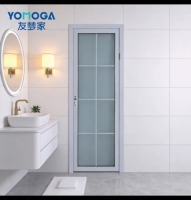 Puertas Interiores de Baño Impermeables Profesionales con Vidrio para Cocina, Hotel, Apartamento, Uso Doméstico - Estilo Moderno, Bien Selladas