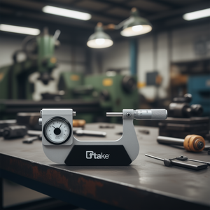 Ttake <b>Micrometer</b> With Comparator 0-25mm Precision Measurement Tool - Product Image 3