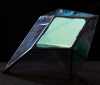 Plaque de saphir SANHANG personnalisée ultra-grande, soudée au laser, pour fenêtre de visualisation de semi-conducteurs, caméra et observation en four