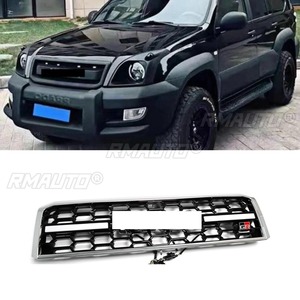 Bandes décoratives LED pour calandre de voiture, kit carrosserie de calandre de course, calandre avant pour Toyota Prado 2003-2009, pièce extérieure - Product Image 2