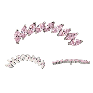 Usine Piercing Helix Boucle D'oreille Labret Bijoux De Mode ASTM F136 Implanté Grade Titane Interanlly Fileté Bijoux En Gros - Product Image 6