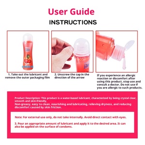 Gel <span class=keywords><strong>lubrifiant</strong></span> oral aromatisé 100 ml - À base d'eau, <span class=keywords><strong>silicone</strong></span>, flacon pulvérisateur étanche, plantes naturelles pures, sans effets secondaires - Product Image 2