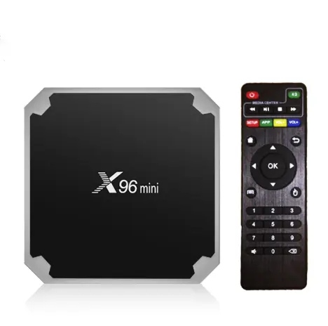 โรงงานขายส่ง X96 mini 2 กิกะไบต์ 16 กิกะไบต์ Android TV กล่อง 7.1 กล่องทีวี Quad core 4 พัน tvbox S905W กล่องทีวี