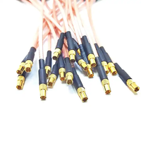 Fourniture du fabricant Câble de raccordement RG316 Prise femelle MMCX vers prise mâle SMA Câble de rallonge coaxial RF RG316