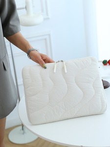 Máy Tính Xách Tay Tay Áo Túi Bông Thêu Giọt Nước Mô Hình Ipda Lót Đơn Giản 13 13.3 14 Inch Xách Tay Không Thấm Nước Máy Tính - Product Image 5