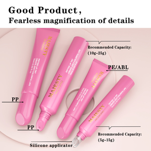 10ml Luxury Lip <strong>Gloss</strong> Tubes | Frosted Plastic Cosmetic Tube With Custom Logo, Gold Silver Rose Gold Metalized Lipstick Packaging - Product Image 2