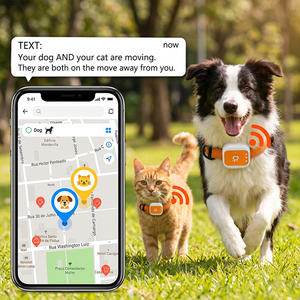 Traceur GPS pour chat et <span class=keywords><strong>chien</strong></span> avec positionnement multi-technologies BeiDou GPS AGPS WiFi LBS, suivi de localisation en temps réel, collier étanche - Product Image 2