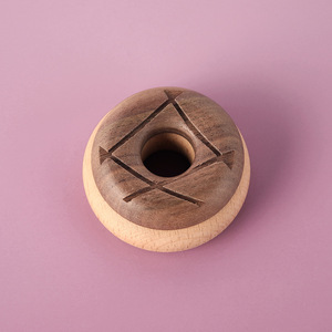 Juguete de Comida de Madera Sólida en Forma de Donut para Niños de 4 a 6 Años, Juego de Imitación de Cocina, Postre Simulado y Decoración de Donuts - Product Image 6