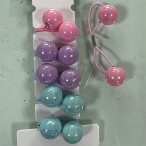 Mylulu 12 chiếc dây buộc tóc cao su co giãn Quả cầu pha lê cho nữ Giá đỡ tóc đuôi ngựa bong bóng cho nữ Phụ kiện tóc - Product Image 3