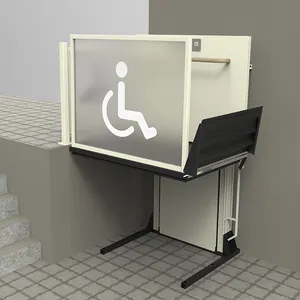 2024 New Factory Price Small Elevator Lift Outdoor Wheelchair Lift For Home