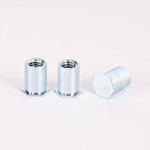 Costsombre rosmarino in acciaio al carbonio zincato chiusure esagonali chiusure a pressione BSO rivetto borchie a dado filettato colonna - Product Image 3