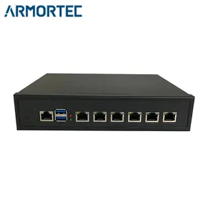 جهاز أرمورتيك لسطح المكتب مع وحدة معالجة مركزية إنتل إلكت ليك J6412 وحدة معالجة مركزية ، 6 x + G LAN ، PCIE X2 ، M.2 ، MSATA ، SATA ، USB ، US