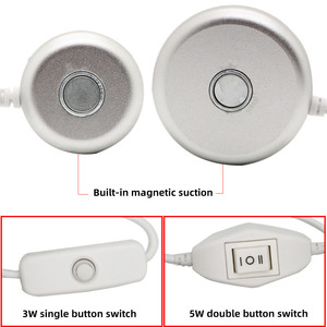 5W Mini USB 1.5M USB cavo LED libro luci di lettura <span class=keywords><strong>con</strong></span> interruttore magnete <span class=keywords><strong>lampada</strong></span> notturna 3W 5W per bambini dormitorio camera da letto - Product Image 4