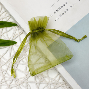 Organza <b>Mesh</b> Drawstring Bags <b>Insect</b> Resistant for Candy Fruit Cosmetics Jewelry Box Packing - Product Image 4