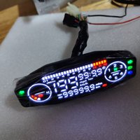 Meteran Digital Sepeda Motor Universal, Tachometer RPM, Speedometer, Pengukur Kecepatan, Tacho Meter, Sensor Instrumen Odometer Digital