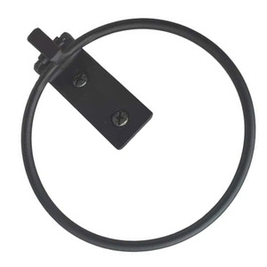 <span class=keywords><strong>Support</strong></span> de suspension réglable pour <span class=keywords><strong>plantes</strong></span>, anneaux décoratifs pour jardinières, crochets de véranda, supports muraux ronds en métal noir pour pots d'<span class=keywords><strong>extérieur</strong></span> - Product Image 1