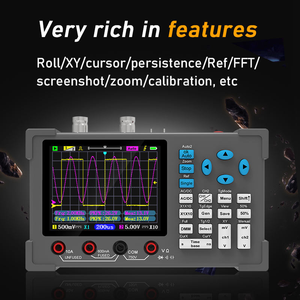 DSO3D12 Multifunktionales Zweikanal 3-in-1 120MHz 250MSa/s Abtastrate 3,2-Zoll-Oszilloskop Multimeter Signalgenerator - Product Image 1