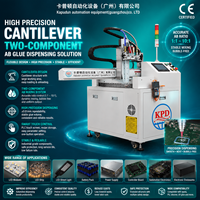 Máquina automática de dosificación de pegamento AB tipo cantilever, máquina dispensadora de resina epoxi de dos componentes, sistema automático industrial de alto rendimiento