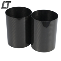 Tube en fibre de carbone sur mesure 40 mm 50 mm 60 mm 70 mm 80 mm