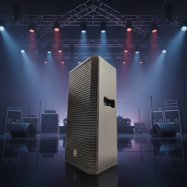 Seer T-8 8 Inch Passive Stage Monitor Speaker 15-Birch Plywood 200W RMS Wedge Floor Monitor