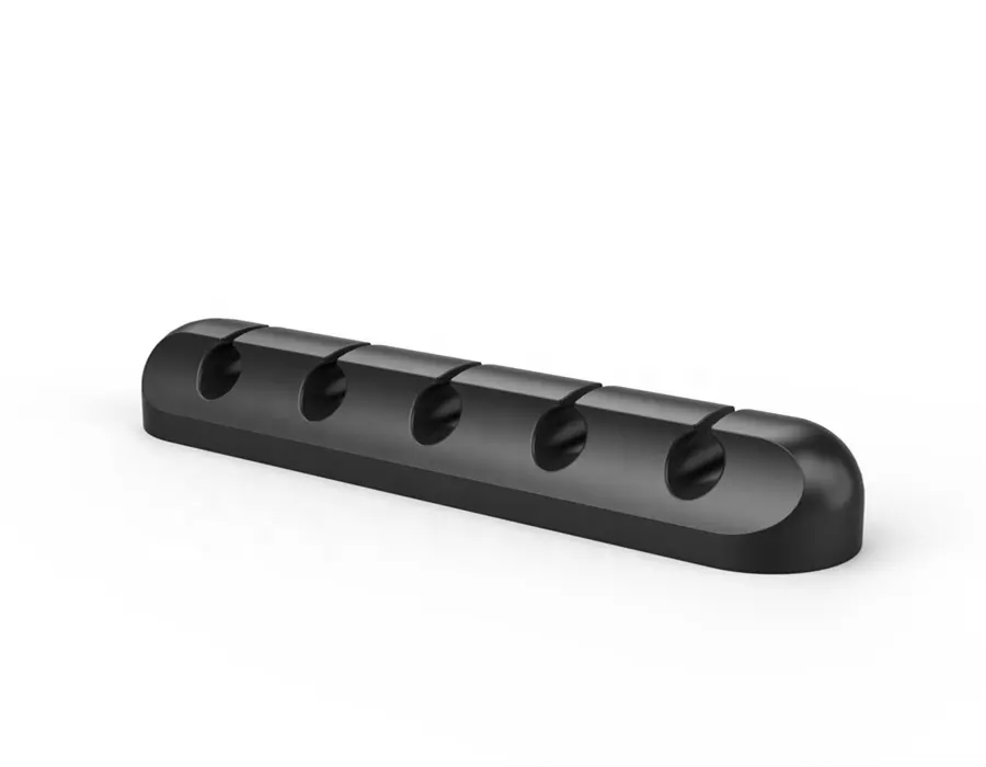 1 unité support de fil en Silicone, Clips pour écouteurs, fils de bureau, USb, enrouleur, organisateur de câbles