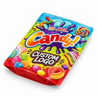 Sachet Doypack en Mylar avec fermeture éclair, imprimé sur mesure, de qualité alimentaire, pour bonbons gélifiés, avec mon logo