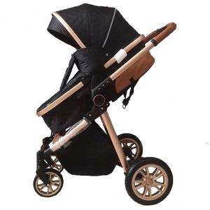 Siège auto et poussette de luxe pour bébé, poussette 3 en 1 pliable, poussette de voyage 3 en 1 - Product Image 3