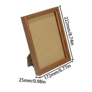 Cadre <span class=keywords><strong>photo</strong></span> en bois massif naturel Cadre <span class=keywords><strong>photo</strong></span> en bois classique Tenture murale Affichage Décoration de la maison <span class=keywords><strong>21x30</strong></span> 30x40 40x50 50x70 cm - Product Image 5