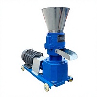 Nueva Máquina de Pellets de Metal Diésel, Multi-Tamaño de Pellets, para Producción de Alimento para Pollos, Cerdos y Ganado, Producción Estable, Fácil Operación, 80-150kg/h