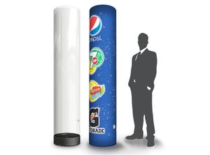 Pilier gonflable LED <span class=keywords><strong>en</strong></span> vente chaude, colonne gonflable, <span class=keywords><strong>tour</strong></span> lumineuse gonflable prismatique pour la décoration, ballon gonflable - Product Image 2