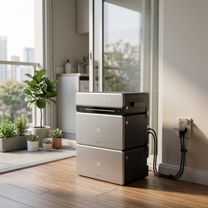 Système de stockage d'énergie empilable facile à installer, système solaire hybride monophasé pour la maison, <span class=keywords><strong>2</strong></span>,4 kW + 4,09 kWh ESS - Product Image 5