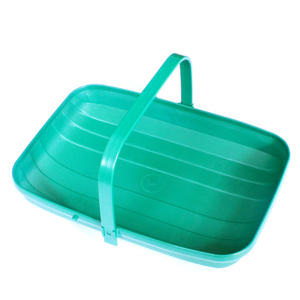 Garden Tool <strong>Plastic</strong> Gardening Tray Harvest Basket Gardening <strong>Trug</strong> Basket with Handle - Product Image 3