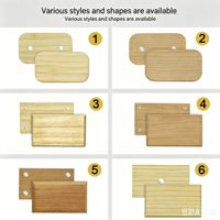 Ambientador de Madera para Coche con Clip para Visera, Fragancia Duradera, Eliminador de Olores, con Logotipo Personalizado, Accesorio para Auto