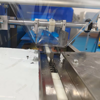 Machine d'emballage automatique pour croissants, mini-gâteaux, boulangerie, emballage alimentaire, machine d'emballage en flux, machine d'emballage en forme de coussin, 450
