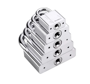 Steel Marine Short Shackle Safety Outdoor Water Rust Proof Anti Pry Door Lock 60mm <b>Yacht</b> Boat Hardware Accessories Steel S - Product Image 3