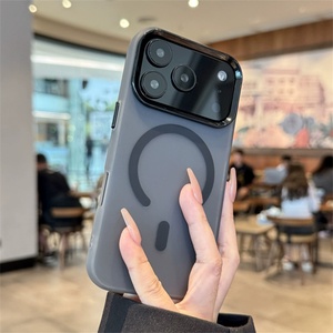เคสกันกระแทกแม่เหล็กสำหรับ iPhone 17 Pro ป้องกันกล้อง ดีไซน์ด้านแบบดรอปแมท สำหรับ iPhone 17 Pro สีส้มแบบด้าน - Product Image 4
