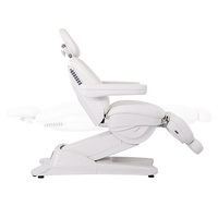 Table de soin électrique en cuir PU Hengzhuo à 4 moteurs, chaise inclinable moderne avec éponge haute densité pour salon de beauté