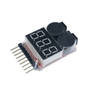 ตัวแสดงสถานะแบตเตอรี่ 1-8S 2-in-1 พร้อมเสียงเตือน BB แจ้งเตือนแรงดันต่ำ จอแสดงผลไฟฟ้า ฟังก์ชั่นคู่ พร้อมเสียงเตือน 1S-8S - Product Image 1