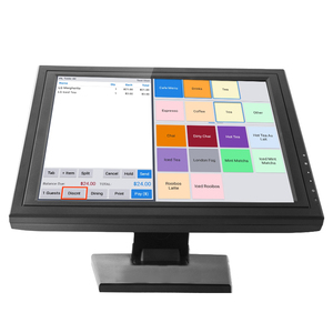 4 adern resistiven 15 zoll vga usb touchscreen-monitor für restaurant pos-maschine - Product Image 2