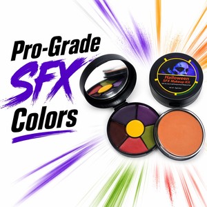 Pintura Corporal y Facial Profesional Artística para Disfraces <span class=keywords><strong>de</strong></span> <span class=keywords><strong>Calavera</strong></span> <span class=keywords><strong>de</strong></span> Azúcar del Día <span class=keywords><strong>de</strong></span> Muertos, Zombie, Halloween, con Efecto <span class=keywords><strong>de</strong></span> Sangre Falsa Líquida - Product Image 3
