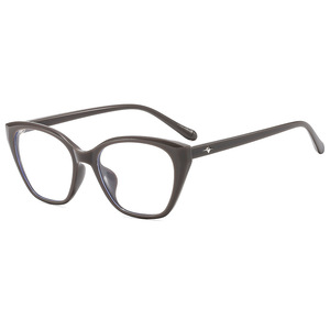 Montures de lunettes œil de chat à monture complète pour femmes, anti-lumière bleue, légères, 55-18-143 C1 CE - Product Image 5