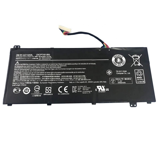 Best Price 11.4V 52.5Wh Replacement Laptop Battery AC14A8L for Acer V15 Nitro Series