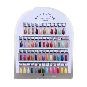 Nail & Color <b>Acrylic</b> 3D Display <b>Board</b> For Nail Salon Polish Gel Color Sample Cards - Product Image 2