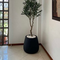 Grandes jardinières d'extérieur, pots à plantes hauts pour hôtel, pots à fleurs intérieurs et extérieurs