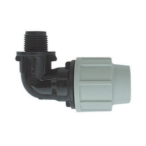 Gomito Maschio Plasson a 90 Gradi 1/2 X 20 per Connettori Irrigazione Giardino - Product Image 1