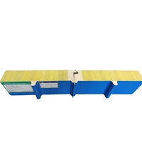 Panneau sandwich personnalisable ignifuge, insonorisé, imperméable et écologique en laine de roche/polyuréthane, garantie 3 ans, résistant au froid